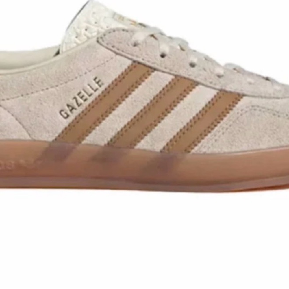 Adidas Gazelle Unisex Shoes - Cream and Brown